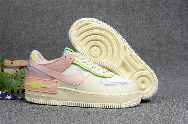 Women's Air Force 1 Low Top Pink Shoes 028